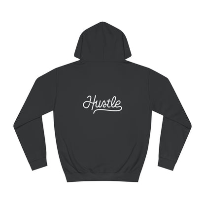 Hustle Unisex College Hoodie - Cozy Streetwear for Students & Creatives