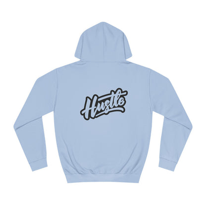 Hustle Unisex College Hoodie - Cozy Streetwear for Students & Creatives